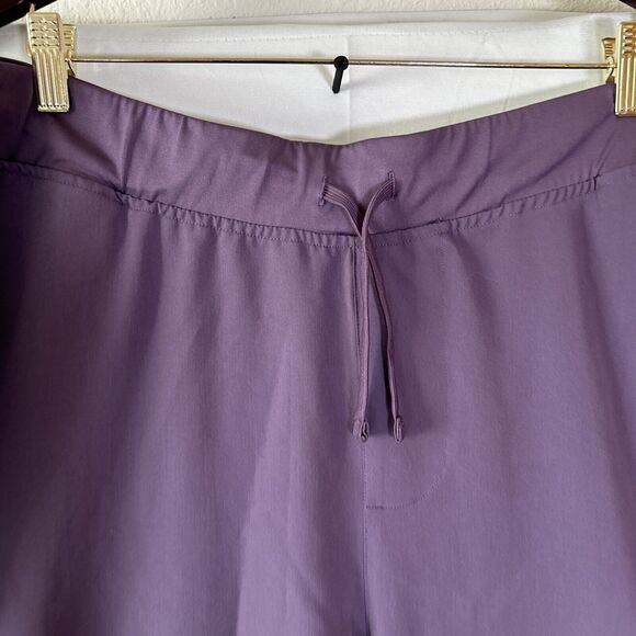 Mandala Womens Scrub Pants Plus Sz 4XL Purple Short Sleeve Medical Equa-tek - Picture 2 of 7